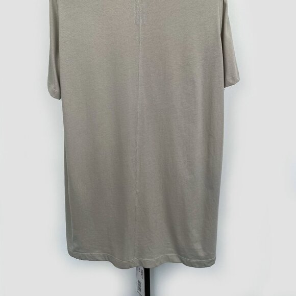 Rick Owens: Runway Aluminum Loose Rod Oyster Level T Shirt SS19 Babel - Picture 6 of 16